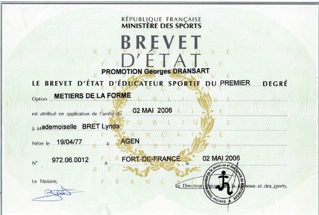 Brevet Etat