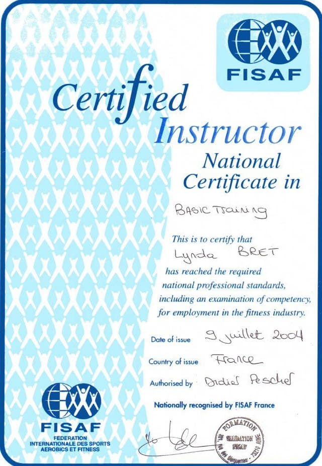 Certification FISAF
